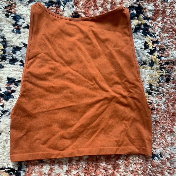 Free People Seamless High Neck Crop Tank - Picture 4 of 4